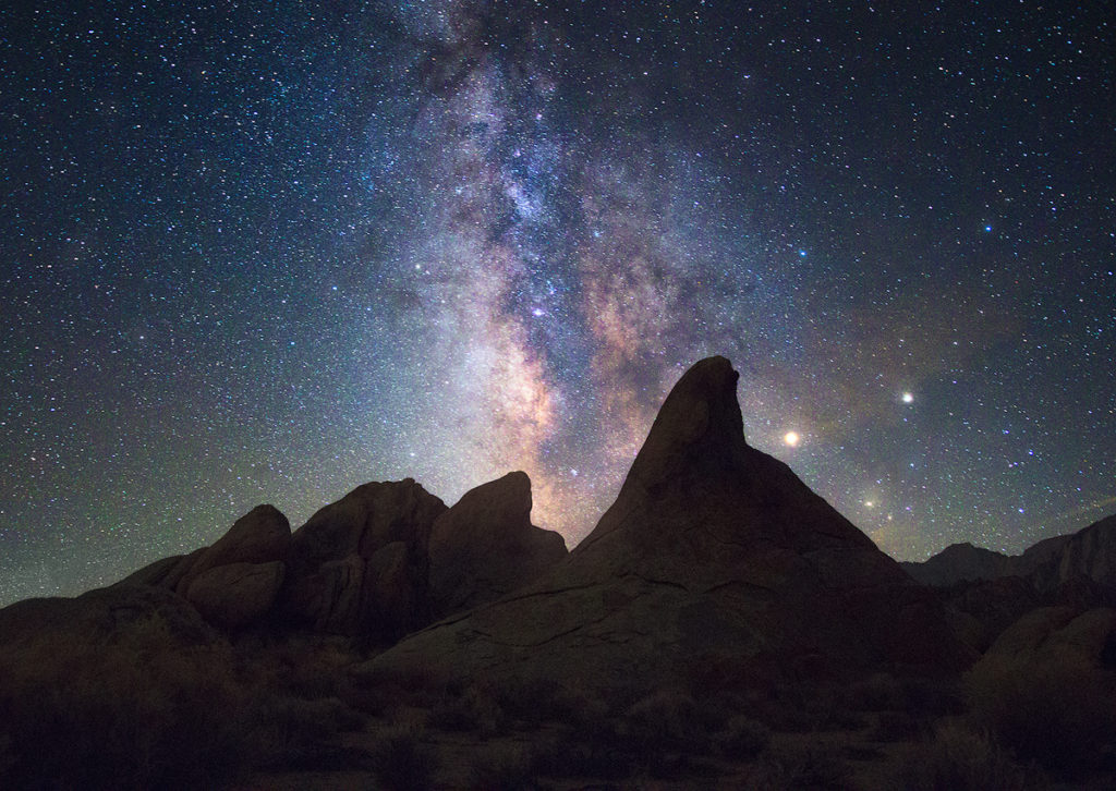 the night sky
